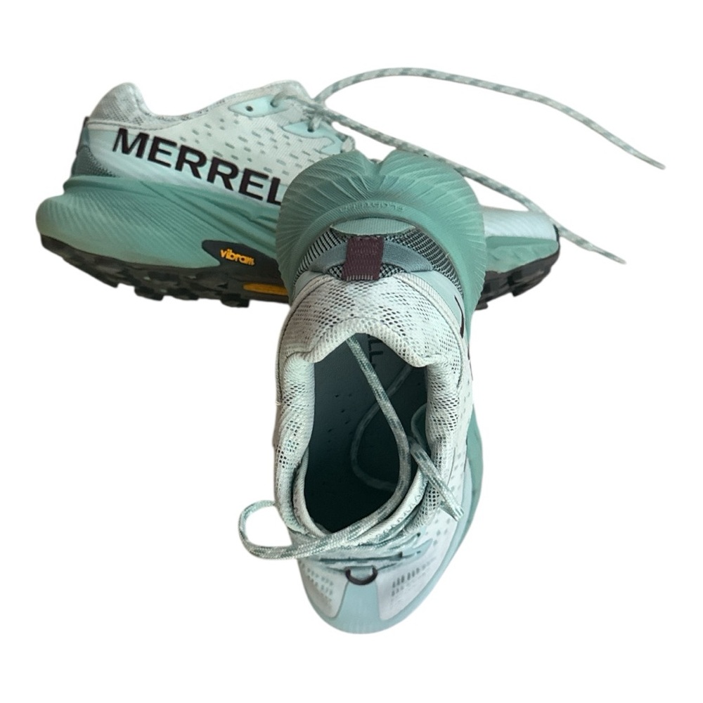 Merrell AGILITY PEAK 5 Women's Size 7 Running Shoes Hiking Camping Frost Blue - Picture 6 of 15